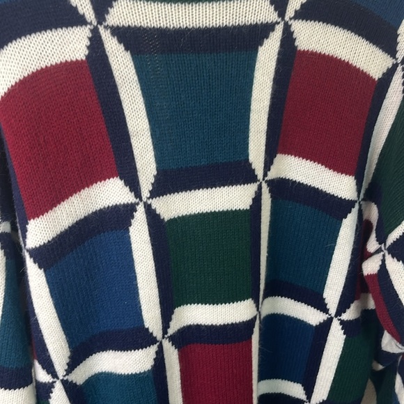 Mens Vintage Jed Size Medium Wool Blend Sweater Retro Oversized Fit Classic - Picture 8 of 8